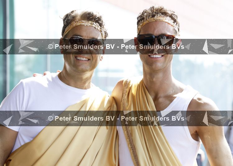 Amstyerdam 1 augustus 2026
Rik v d Westelaken met partner Felix  bij de Gay Pride 