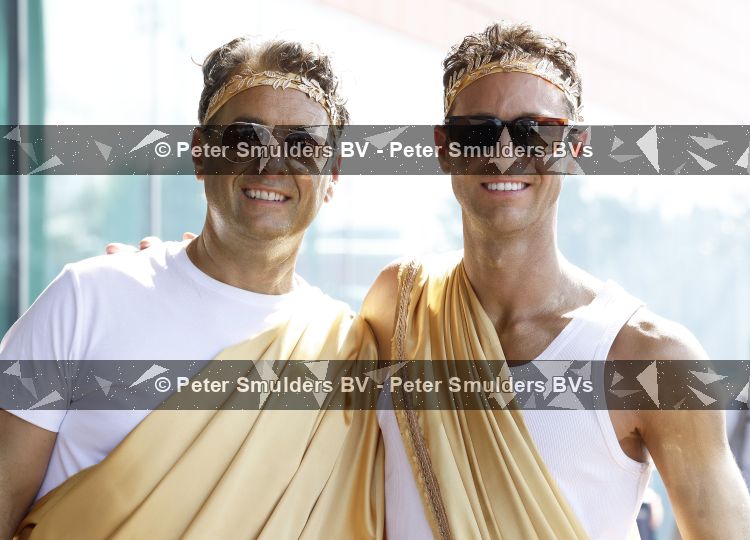Amstyerdam 1 augustus 2026
Rik v d Westelaken met partner Felix  bij de Gay Pride 