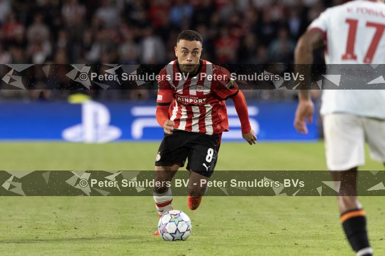 Eindhoven, 10 september 2026
Eerste wedstrijd Champions League
PSV-Sjachtar, eindstand 1-1
Sergino Dest
Foto Carlo van Hout