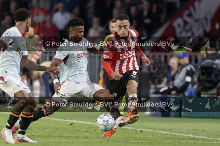 Eindhoven, 10 september 2026
Eerste wedstrijd Champions League
PSV-Sjachtar, eindstand 1-1
Sergino Dest
Foto Carlo van Hout