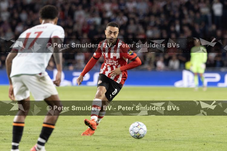 Eindhoven, 10 september 2026
Eerste wedstrijd Champions League
PSV-Sjachtar, eindstand 1-1
Sergino Dest
Foto Carlo van Hout