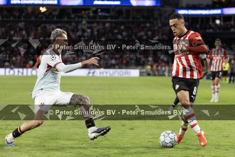 Eindhoven, 10 september 2026
Eerste wedstrijd Champions League
PSV-Sjachtar, eindstand 1-1
Sergino Dest
Foto Carlo van Hout