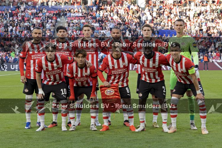 Eindhoven, 10 september 2026
Eerste wedstrijd Champions League
PSV-Sjachtar, eindstand 1-1
Teamfoto PSV-Sjachtar
Foto Carlo van Hout