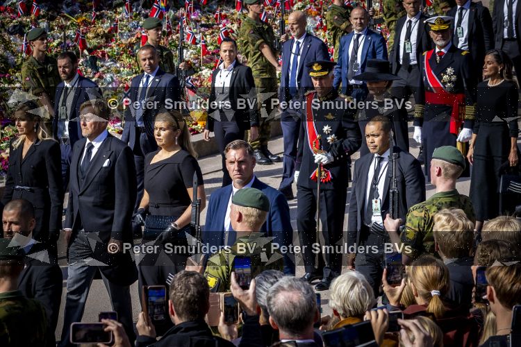 Oslo 9 september 2026
Begrafenis koning Harald in Oslo . Aanwezig KOning Willem Alexander Koningin Maxima Prinses Beatrix en Prinses Amalia 