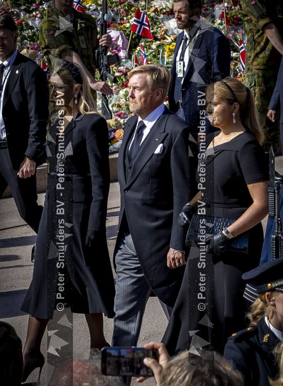 Oslo 9 september 2026
Begrafenis koning Harald in Oslo . Aanwezig KOning Willem Alexander Koningin Maxima Prinses Beatrix en Prinses Amalia 