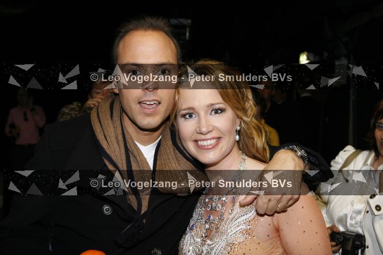 Baarn 1 april 2007
Frans Bauer zijn eerste optreden na zijn ziekte tijdens Dancing with the stars. Frans met Helga v Leur