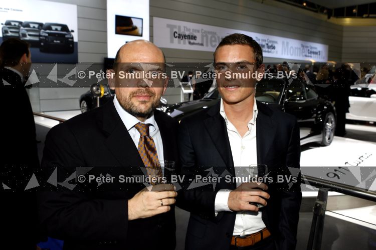 Amsterdam  27 maart 2007
Openingsavond autobeurs in de RAI. 
Jaap v Zweden met zoon