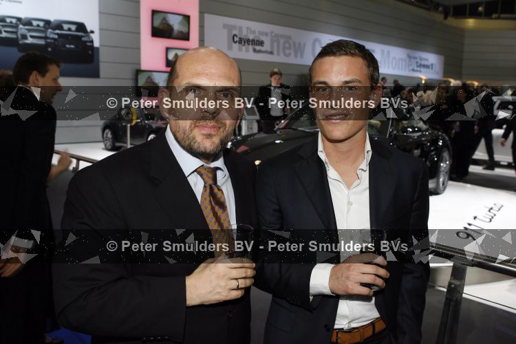 Amsterdam  27 maart 2007
Openingsavond autobeurs in de RAI. 
Jaap v Zweden met zoon