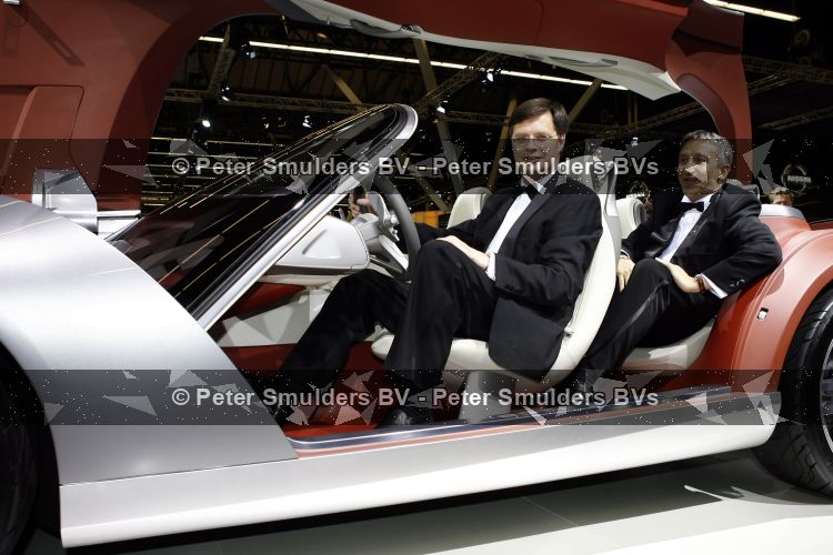 Amsterdam 27 maart 2007
Jan Peter Balkenende op de auto rai.