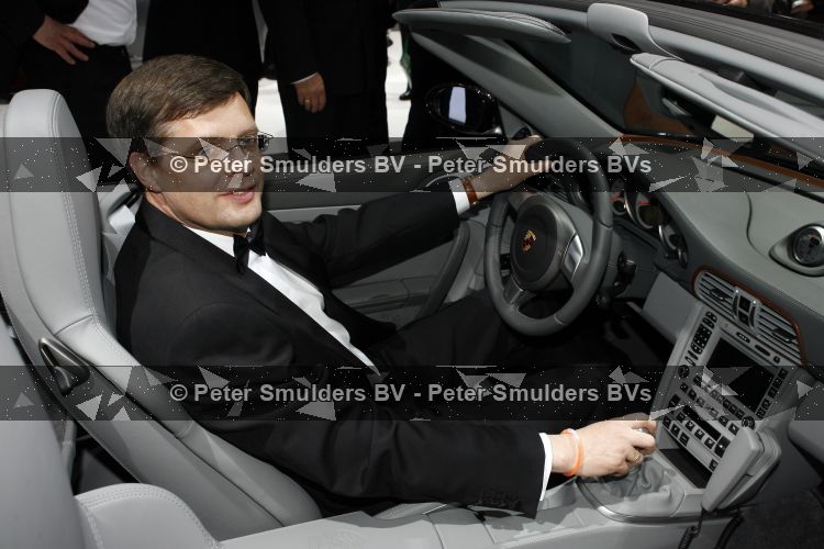 Amsterdam 27 maart 2007
Jan Peter Balkenende op de auto rai.