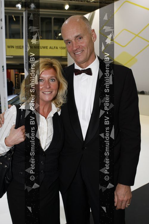 Amsterdam  27 maart 2007
Openingsavond autobeurs in de RAI. Jur Raatjes met vriendin