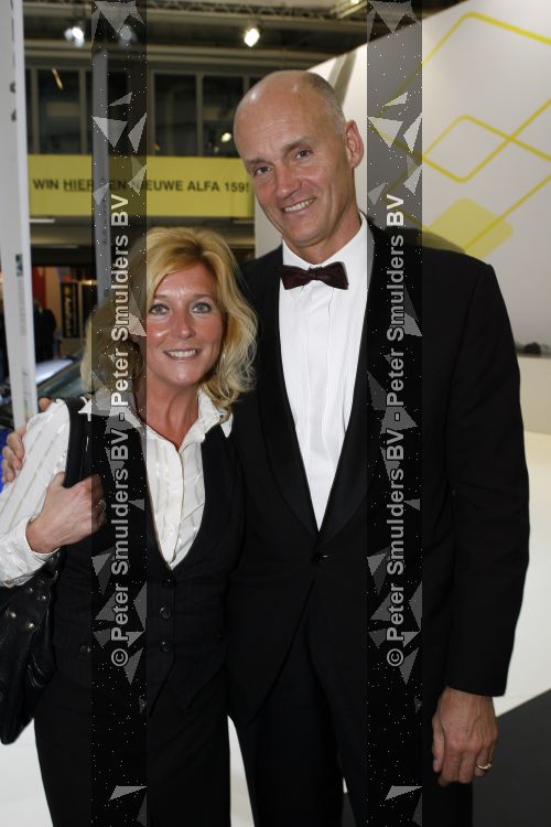 Amsterdam  27 maart 2007
Openingsavond autobeurs in de RAI. Jur Raatjes met vriendin