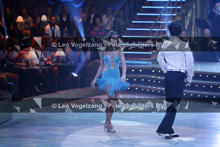 Nikkie Plessen tijdens opnames Dancing with the stars. Serge van idols