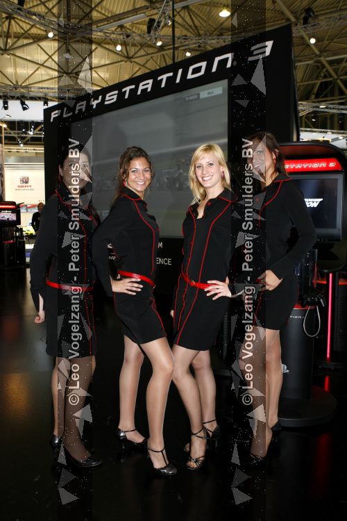 Amsterdam  27 maart 2007
Openingsavond autobeurs in de RAI. promotie team Playstation 
P
