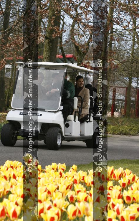 Lisse 21 maart 2007
Prinses Victoria van zweden en Peter Jan balkenende bij de keukenhof in Lisse.