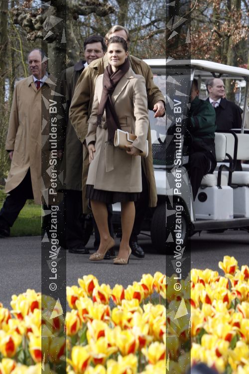 Lisse 21 maart 2007
Prinses Victoria van zweden en Peter Jan balkenende bij de keukenhof in Lisse.