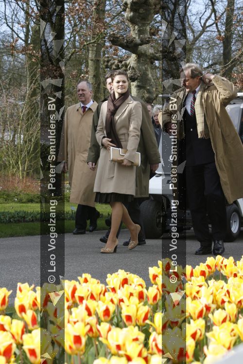 Lisse 21 maart 2007
Prinses Victoria van zweden en Peter Jan balkenende bij de keukenhof in Lisse.