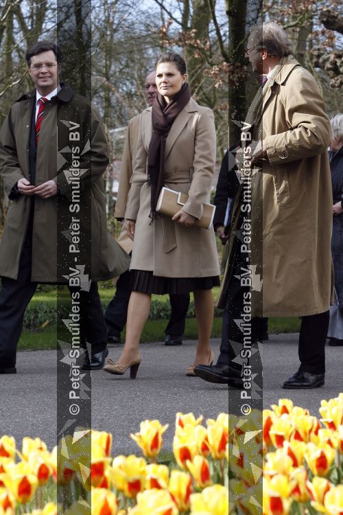 Lisse 21 maart 2007
Prinses Victoria van zweden en Peter Jan balkenende bij de keukenhof in Lisse.