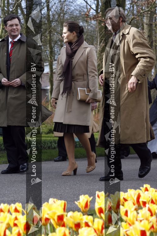 Lisse 21 maart 2007
Prinses Victoria van zweden en Peter Jan balkenende bij de keukenhof in Lisse.