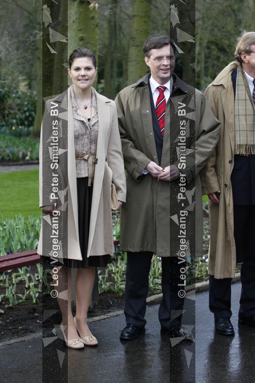 Lisse 21 maart 2007
Prinses Victoria van zweden en Peter Jan balkenende bij de keukenhof in Lisse.