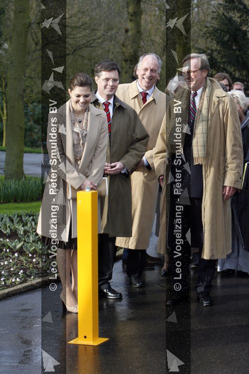 Lisse 21 maart 2007
Prinses Victoria van zweden en Peter Jan balkenende bij de keukenhof in Lisse.