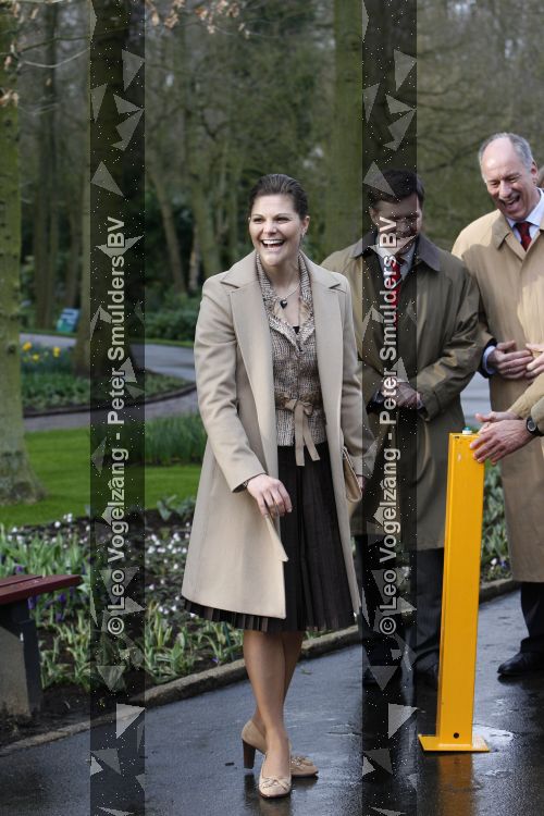 Lisse 21 maart 2007
Prinses Victoria van zweden en Peter Jan balkenende bij de keukenhof in Lisse.