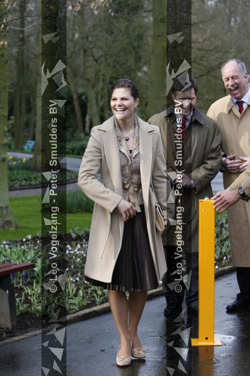 Lisse 21 maart 2007
Prinses Victoria van zweden en Peter Jan balkenende bij de keukenhof in Lisse.
