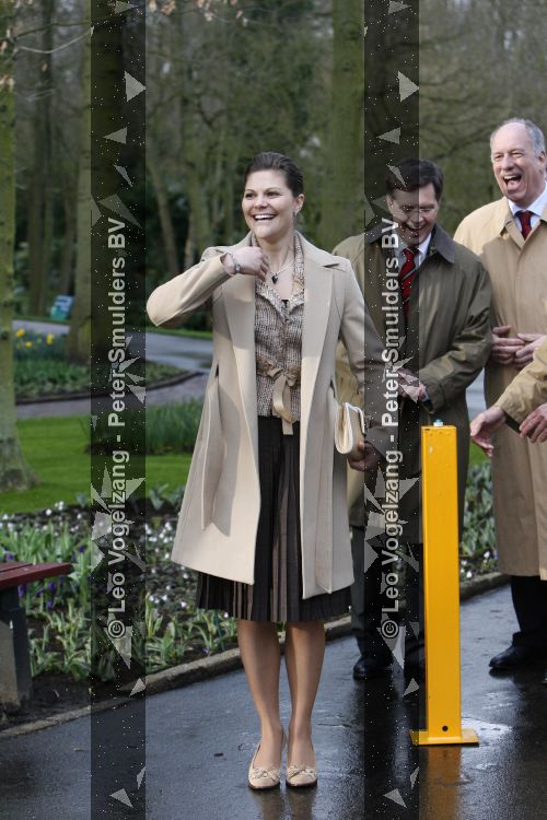 Lisse 21 maart 2007
Prinses Victoria van zweden en Peter Jan balkenende bij de keukenhof in Lisse.