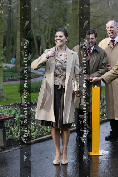 Lisse 21 maart 2007
Prinses Victoria van zweden en Peter Jan balkenende bij de keukenhof in Lisse.