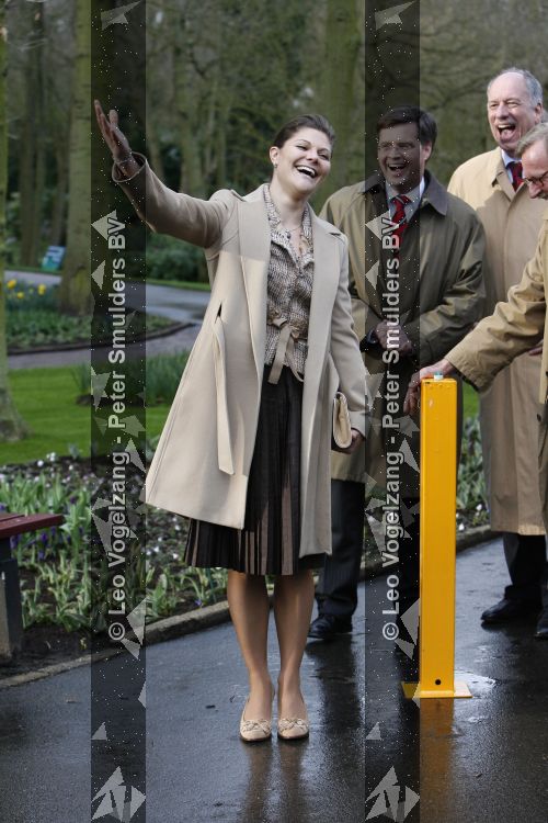Lisse 21 maart 2007
Prinses Victoria van zweden en Peter Jan balkenende bij de keukenhof in Lisse.