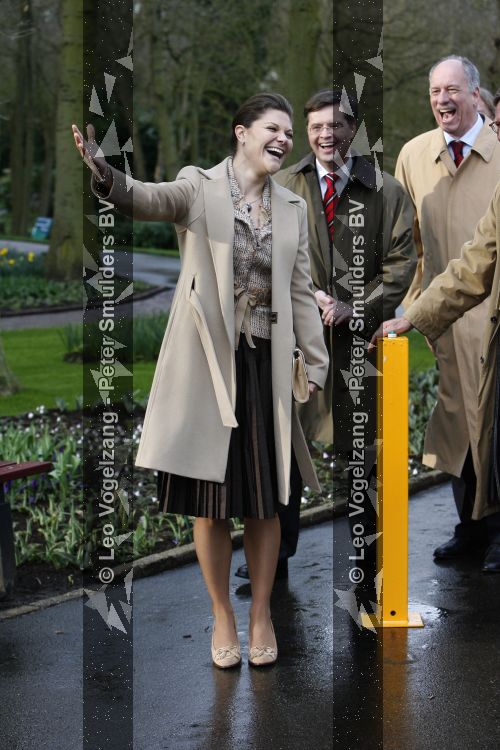 Lisse 21 maart 2007
Prinses Victoria van zweden en Peter Jan balkenende bij de keukenhof in Lisse.