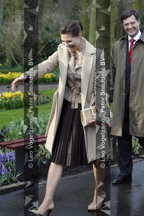 Lisse 21 maart 2007
Prinses Victoria van zweden en Peter Jan balkenende bij de keukenhof in Lisse.