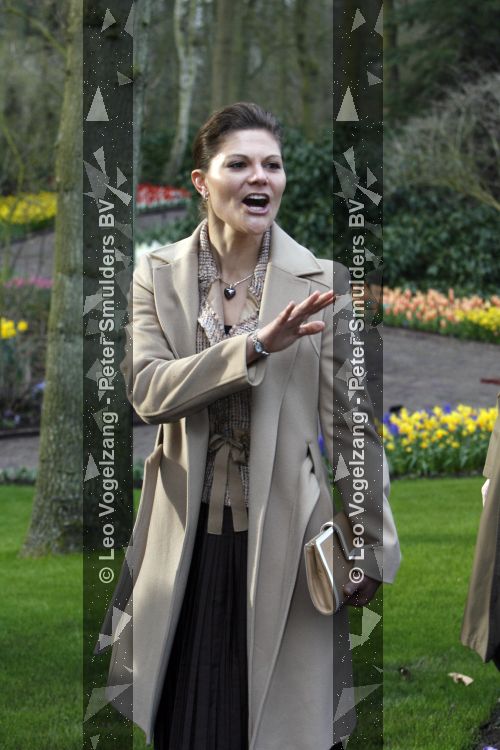 Lisse 21 maart 2007
Prinses Victoria van zweden en Peter Jan balkenende bij de keukenhof in Lisse.