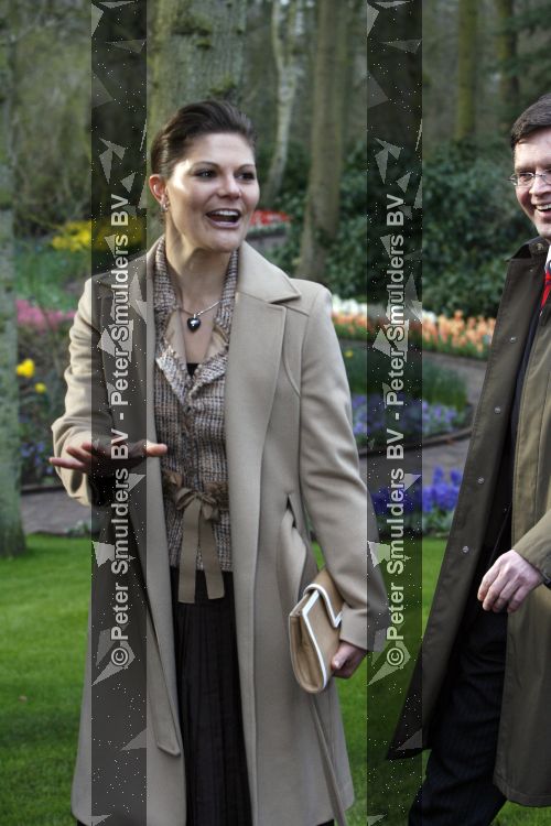 Lisse 21 maart 2007
Prinses Victoria van zweden en Peter Jan balkenende bij de keukenhof in Lisse.