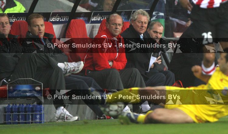 Eindhoven, 3 April 2007 1/4 Finale Champions League wedstrijd PSV-FC Liverpool, eindstand 0-3 Seizoen 2006/2007
Tony Bruins Slot