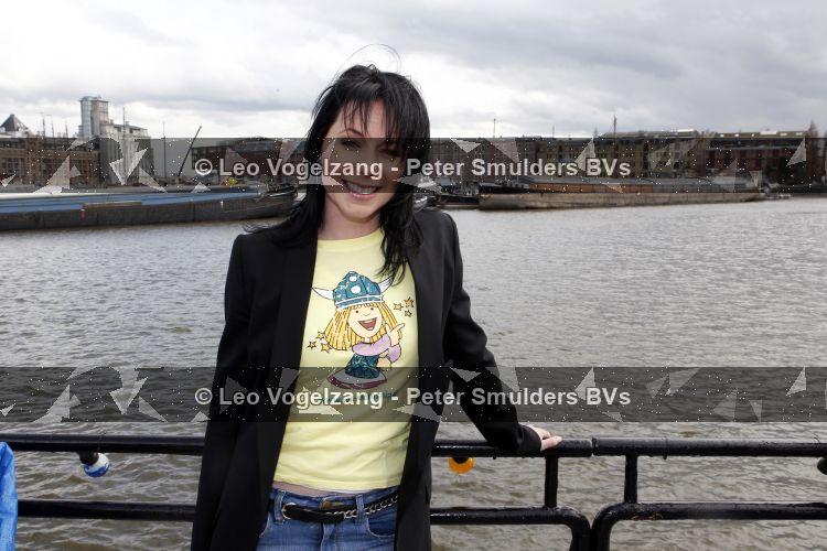 Amsterdam 31 maart 2010
Presentatie Wickie de Viking stemmencast op boot. Kristel Verbeke  K3
Peter Smulders bv