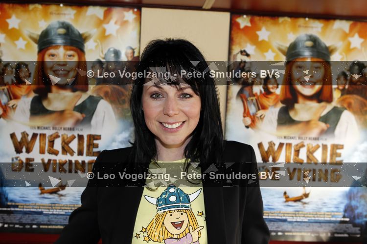 Amsterdam 31 maart 2010
Presentatie Wickie de Viking stemmencast op boot. Kristel Verbeke  K3
Peter Smulders bv