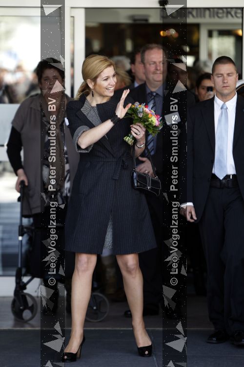 Veldhoven 13 april 2010
Prinses Maxima en Wolter Kroes bij het prinses Maxima ziekenhuis.
Peter Smulders bv