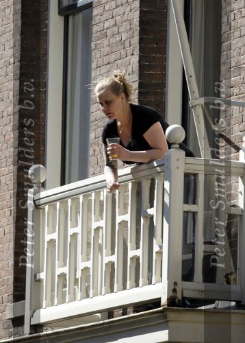 Amsterdam 15 april 2010
Unorthodox en Anouk bij hun huis.
Peter Smulders bv