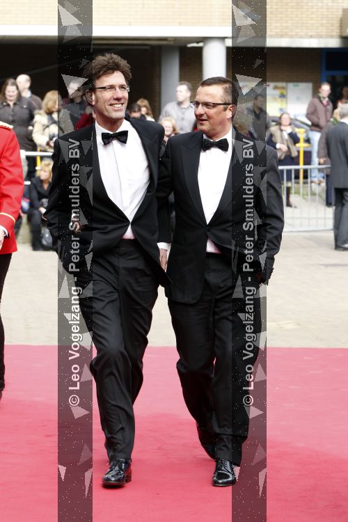 Scheveningen 11 april 2010
Premiere Mary Poppins in het circustheater. Hans Schiffers met vriend
Peter Smulders bv