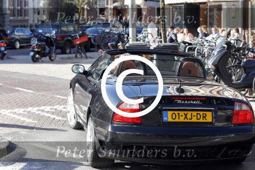 Amsterdam 23 maart 2011
Jort Kelder in zijn Maserati cabrio.
Peter Smulders bv