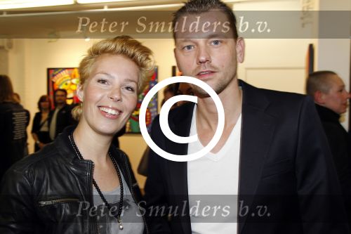 Amsterdam 24 maart 2011
Opening expositie Eddy Zoe en zijn vrouw Marieke Hulsegge. Kristel v Eijk met vriend
Peter Smulders bv