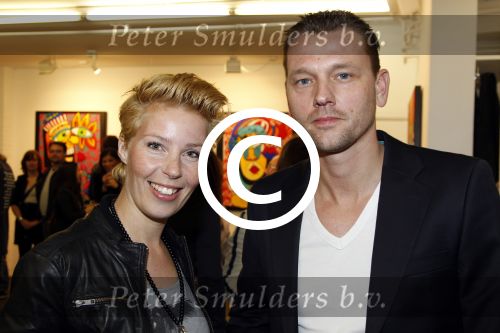 Amsterdam 24 maart 2011
Opening expositie Eddy Zoe en zijn vrouw Marieke Hulsegge. Kristel v Eijk met vriend
Peter Smulders bv