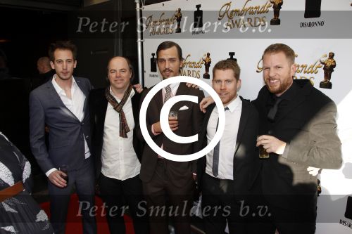 Amsterdam 28 maart 2011
Uitreiking van de rembrandts in  de escape. cast New kids turbo
Peter Smulders bv