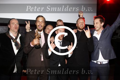 Amsterdam 28 maart 2011
Uitreiking van de rembrandts in  de escape. cast New kids turbo
Peter Smulders bv