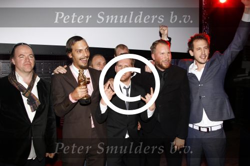 Amsterdam 28 maart 2011
Uitreiking van de rembrandts in  de escape. cast New kids turbo
Peter Smulders bv