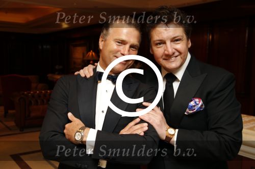 Noordwijk 26 maart 2011
Spieren voor spieren gala in hotels van Oranje. Rene Froger met Hens Bagijn van Audemars Piquet
Peter Smulders bv