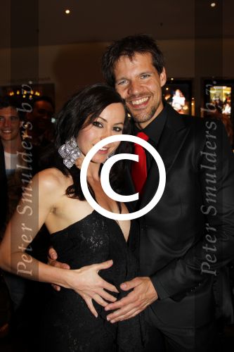 Amsterdam 17 april 2011
Premiere Zorro in het nieuwe de la mar theater. Rene v Kooten met zwangere vrouw
Peter Smulders bv