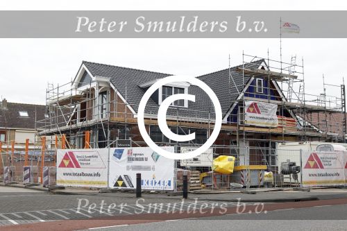 Volendam 5 april 2011
Nieuwe huis van Simon Keizer in aanbouw.
Peter Smulders bv