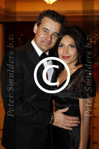 Noordwijk 26 maart 2011
Spieren voor spieren gala in hotels van Oranje. Wilfred Genee met zijn vrouw
Peter Smulders bv